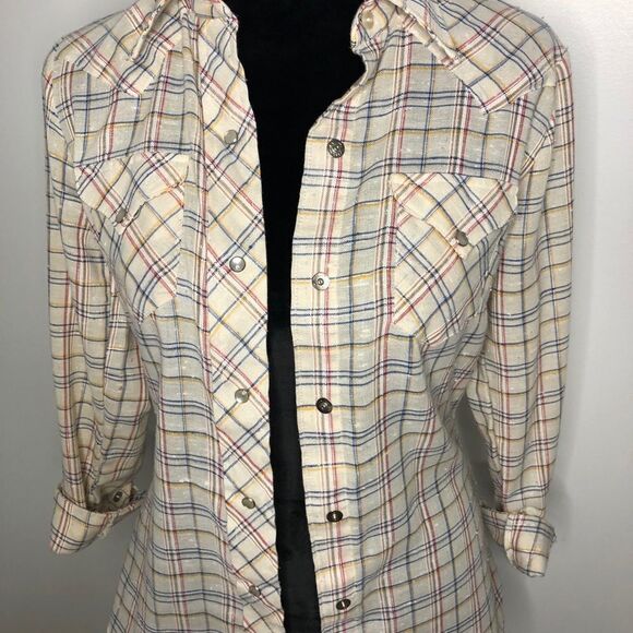 Miller Western Wear Vintage Snap Top Size 10/32 - Picture 7 of 12